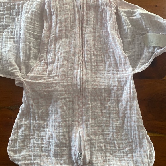 Halo cotton Swaddle Sleep Sack Small 3-6 months 13-18 lbs Pink/white - Picture 7 of 8